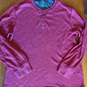 Mens XL knitted long sleeved shirt